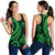 Polynesian Hawaii Women Racerback Tank - Green Tentacle Turtle Green - Polynesian Pride