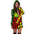 Hawaii Hoodie Dress - Hawaii Kanaka Maoli Flag Women's Th5 - Polynesian Pride