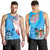 Fiji Custom Personalised Men's Tank Top - Fiji Flag - Polynesian Pride