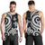 New Caledonia Men's Tank Top - White Tentacle Turtle - Polynesian Pride