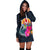 Tahiti Polynesian Women's Hoodie Dress - Tropical Flower - Polynesian Pride