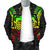 Tuvalu Polynesian Men's Bomber Jacket Map Reggae - Polynesian Pride