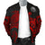 American Samoa Polynesian Bomber Jacket (Men) - Polynesian Turtle (Full Red) - Polynesian Pride