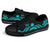 Nauru Low Top Canvas Shoes - Turquoise Tentacle Turtle - Polynesian Pride