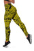 Polynesian Maori Lauhala Yellow Hawaii Women's Leggings AH - Polynesian Pride