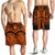 Polynesian Shorts Men - Guam Flag, Seal with Maui Moana Tattoo - Polynesian Pride