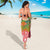 Hawaii Turtle Couple Plumeria Valentine Pattern Sarong - Bond Style - AH - Polynesian Pride