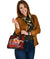 Tahiti Polynesian Shoulder Handbag - Hibiscus Coat of Arm Red - Polynesian Pride