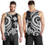 Wallis and Futuna Men's Tank Top - White Tentacle Turtle - Polynesian Pride