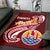 Tahiti Area Rug - Tahiti Seal Polynesian Patterns Plumeria - Polynesian Pride