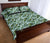 Tropical Flowers Monstera Leaf Quilt Bed Set - Polynesian Pride