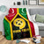 Polynesian Vanuatu Custom Personalised Premium Blanket - Vanuatu Flag and Coat Of Arms - Polynesian Pride