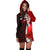 Wallis and Futuna Polynesian Hoodie Dress - Coat Of Arm With Hibiscus - Polynesian Pride