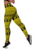 Polynesian Tattoo Tribal Yellow Hawaii Women's Leggings AH - Polynesian Pride