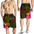 Fiji Polynesian Men's Shorts - Hibiscus and Banana Leaves - Polynesian Pride