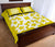 Hawaiian Quilt Bed Set Royal Pattern - Yellow - A1 Style - Polynesian Pride