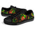 American Samoa Polynesian Low Top Shoes - Reggae Plumeria - Polynesian Pride