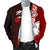 Niue Polynesian Men's Bomber Jacket - Coat Of Arm With Hibiscus - Polynesian Pride