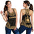 Samoa Women's Racerback Tank - Polynesian Chief Gold Version - Polynesian Pride