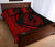 Hawaii Fish Hook Polynesian Quilt Bed Set - Circle Style Red - Polynesian Pride