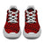 Hawaii White Chunky Sneakers Red - Circle Style - Polynesian Pride