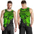 Cook Islands Polynesian Men's Tank Top - Green Turtle - Polynesian Pride