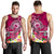 Samoa Men's Tank Top - Turtle Plumeria (Pink) - Polynesian Pride