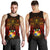 Tonga Polynesian Men's Tank Top - Red Manta Ray RED - Polynesian Pride