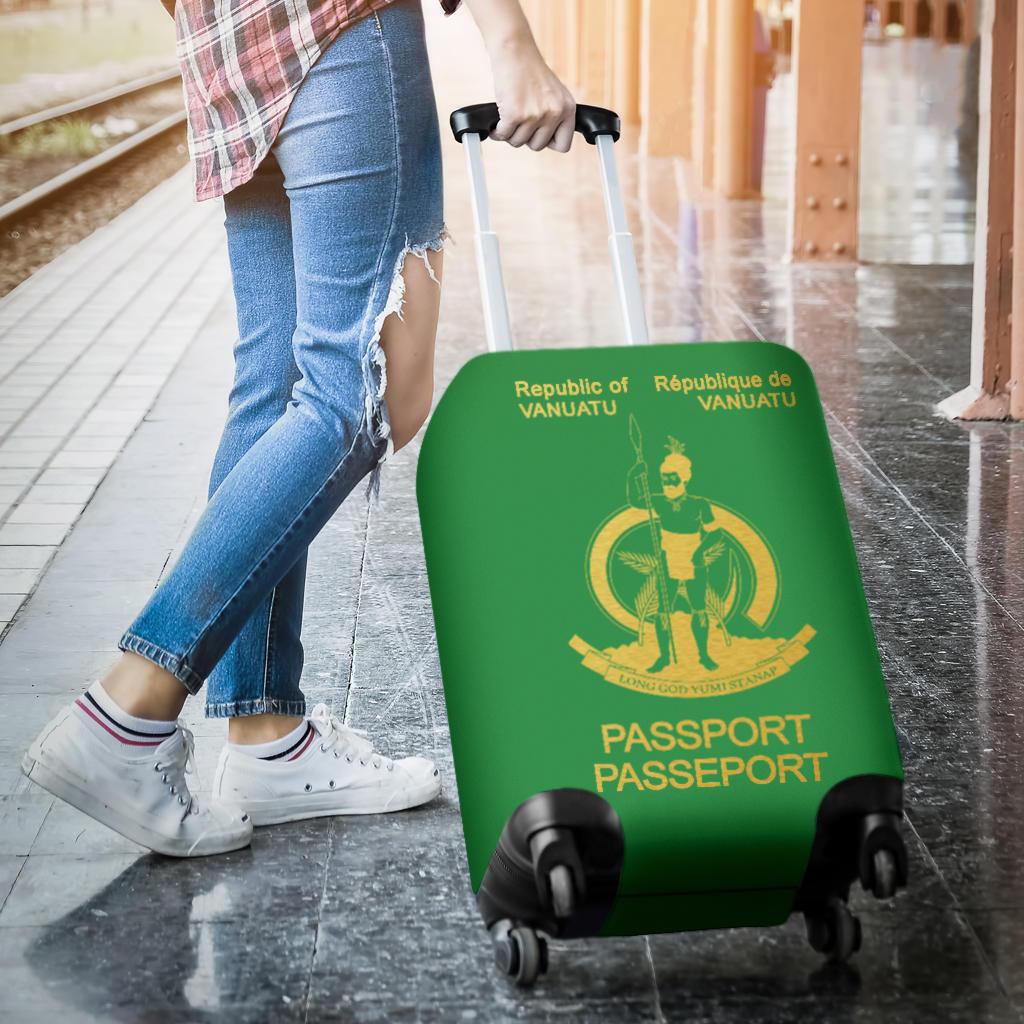 Vanuatu Passport Luggage Covers - Polynesian Pride