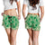 Polynesian Plumeria Mix Green Women's Short - Polynesian Pride