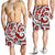 Polynesian Maori Ethnic Ornament Red Men's Short - Polynesian Pride