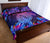 Hawaii Turtle Hibiscus Galaxy Night Quilt Bed Set - Polynesian Pride