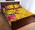 Polynesian Quilt Bed Sets - Vanuatu Symbols With Hibiscus - Polynesian Pride