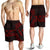 Kosrae Polynesian All Over Print Men's Short - Red Version - Polynesian Pride