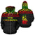 New Caledonia Polynesian All Over Zip up Hoodie Horizontal Reggae Style Unisex Reggae - Polynesian Pride