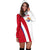 Tahiti Hoodie Dress - Tahiti Flag K5 - Polynesian Pride