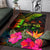 Fiji Polynesian Area Rug - Hibiscus and Banana Leaves - Polynesian Pride