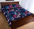 Tropical Palm Tree And Flower Quilt Bed Set - Polynesian Pride