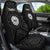 Tahiti Car Seat Covers - Tahiti Seal In Polynesian Tattoo Style (Black) - Polynesian Pride