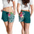 American Samoa Polynesian Women's Shorts - Summer Plumeria - Polynesian Pride