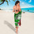 Fiji Custom Personalised Sarong - Turtle Plumeria (Green) - Polynesian Pride