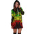 Hawaii Turtle Polynesian Hoodie Dress Map Reggae - Polynesian Pride