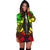 New Caledonia Hoodie Dress - Polynesian Tattoo Reggae - Polynesian Pride