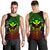 Hawaii Men's Tank Top - Kanaka Maoli Rocket Style (Reggae) Black - Polynesian Pride