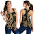 Wallis and Futuna Women's Racerback Tank - Gold Tentacle Turtle - Polynesian Pride