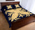 Hawaiian Quilt Bed Set Royal Pattern - Indigo - A2 Style - Polynesian Pride