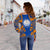 Marshall Islands Women's Off Shoulder Sweater - Polynesian Tattoo Flag - Polynesian Pride