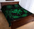 Hawaii Kanaka Turtle Hibiscus Polynesian Quilt Bed Set - Anthea Style Green - Polynesian Pride