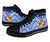 Mate Ma'a Tonga Rugby High Top Shoe Polynesian Creative Style - Blue - Polynesian Pride