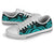 New Caledonia Low Top Canvas Shoes - Turquoise Tentacle Turtle - Polynesian Pride